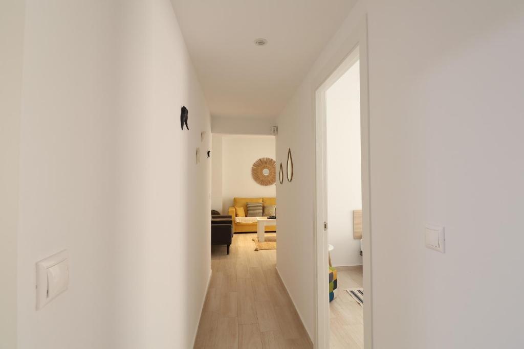 Posteľ alebo postele v izbe v ubytovaní Apartment Infinity Beach, edf Pinada Beach, La Mata, Torrevieja