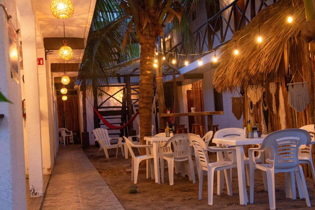 Restaurace v ubytování Hotelito El Cuyo