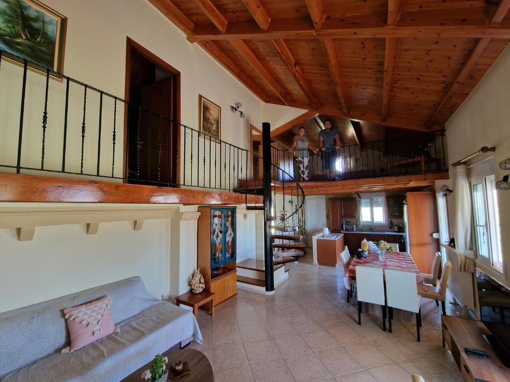 Posezení v ubytování Villa Erofili Plakias south Rethimno Crete
