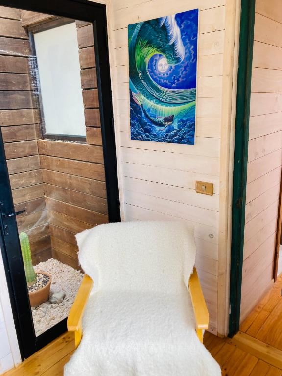 Postel nebo postele na pokoji v ubytování Hostal Sirena