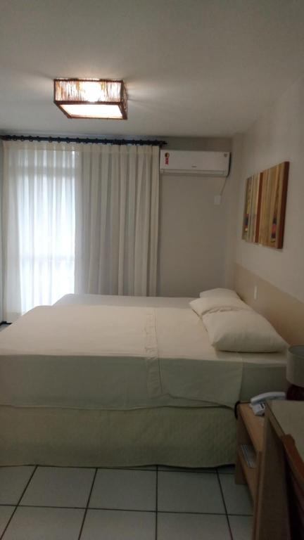 Postel nebo postele na pokoji v ubytování Gran Lençóis Flat Residence Apartamento Atins 109