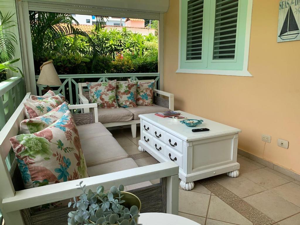 Posezení v ubytování Excelente apartamento en Las Terrenas, Playa Punta Popi.