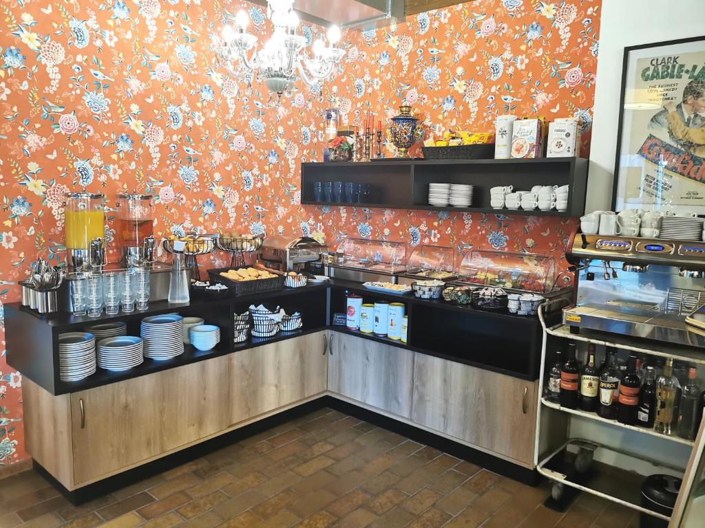 Kuchyň nebo kuchyňský kout v ubytování Thurners Boutique Hotel