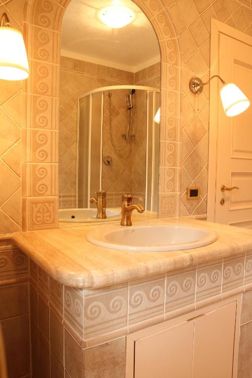 Koupelna v ubytování B&B il Castello