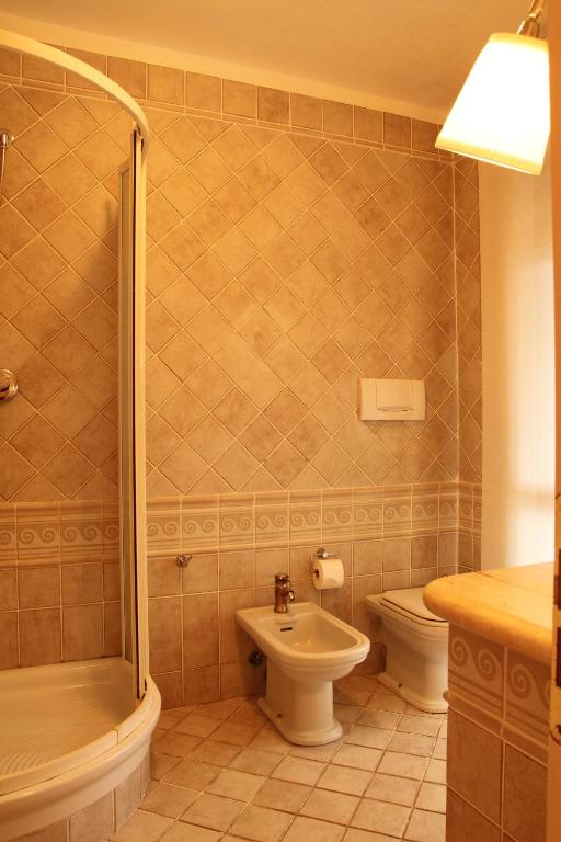Koupelna v ubytování B&B il Castello