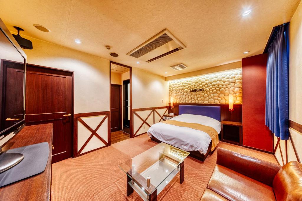 Posezení v ubytování HOTEL LITZ HIROSHIMA -Adult Only