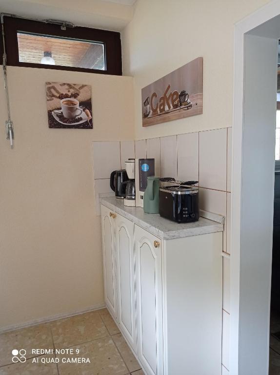 Kuchyň nebo kuchyňský kout v ubytování Ferienwohnung 2