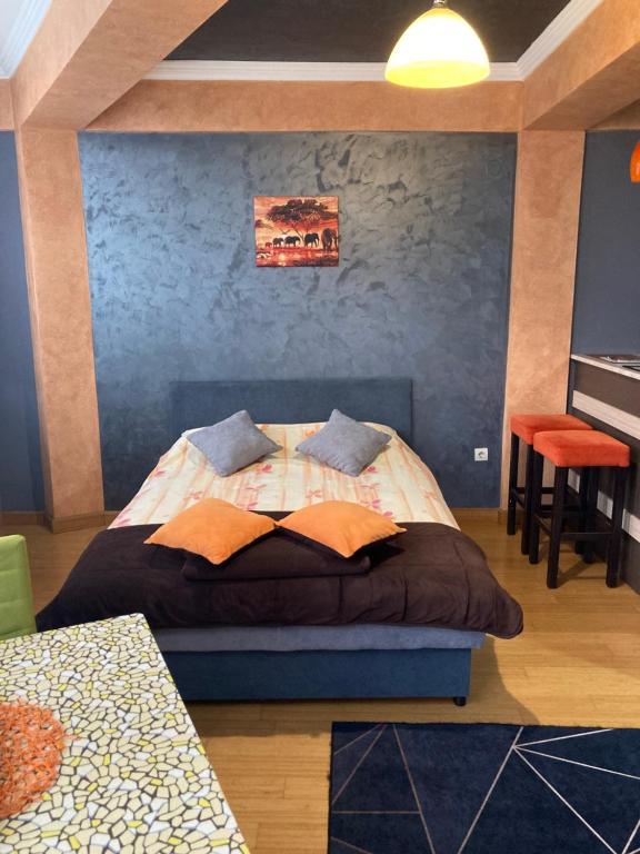 Postel nebo postele na pokoji v ubytování Apartman Aischa