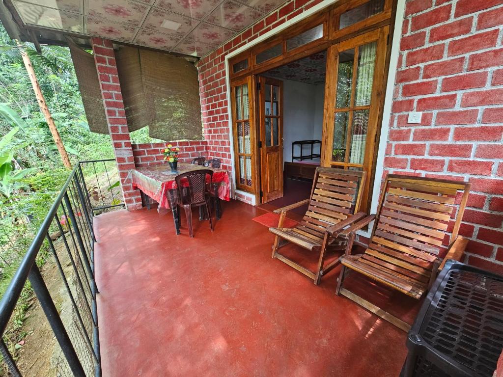 Balkón nebo terasa v ubytování Opal Cottage Ella