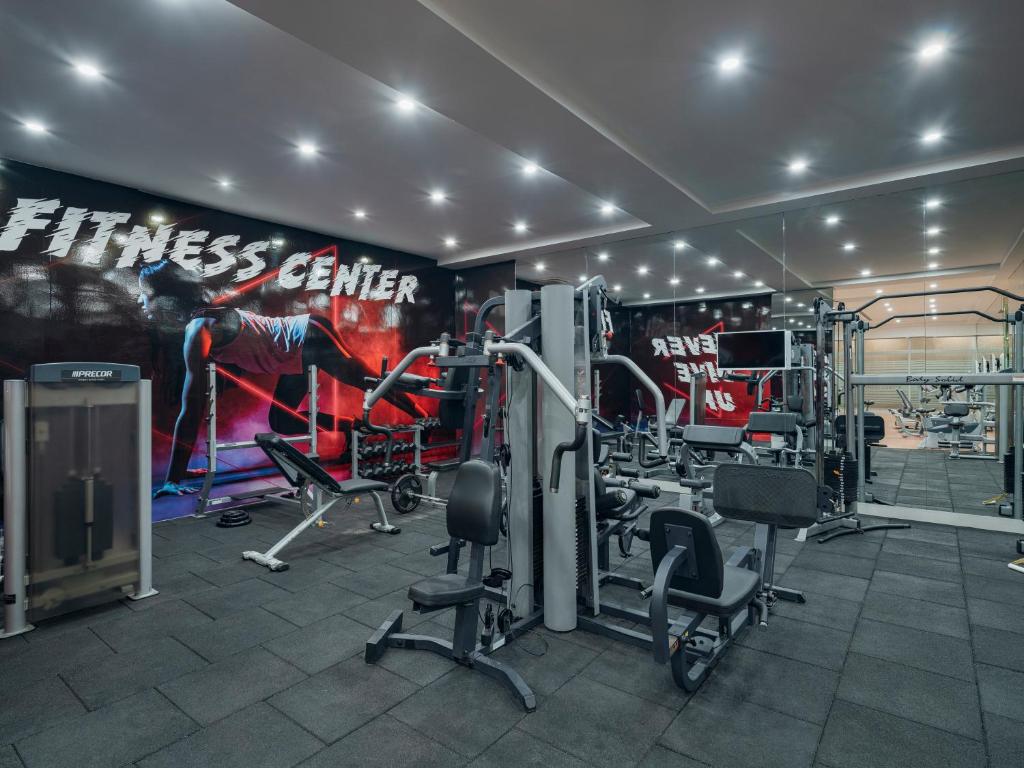 Fitness centrum a/nebo fitness zařízení v ubytování Selectum City Ataşehir