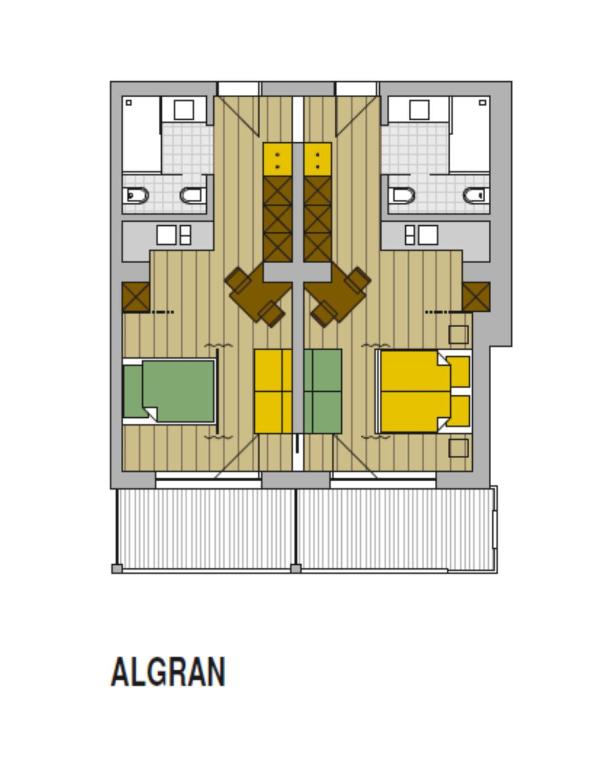 Půdorys ubytování Garni Residence Alnö - Adults Only