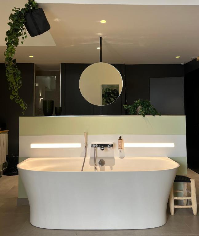 Koupelna v ubytování MiHotel Comte