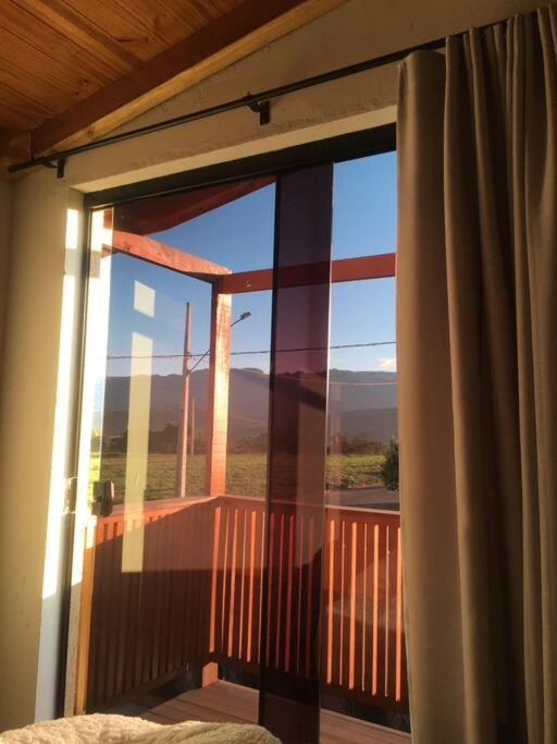 Balkón nebo terasa v ubytování Chalé vista da serra