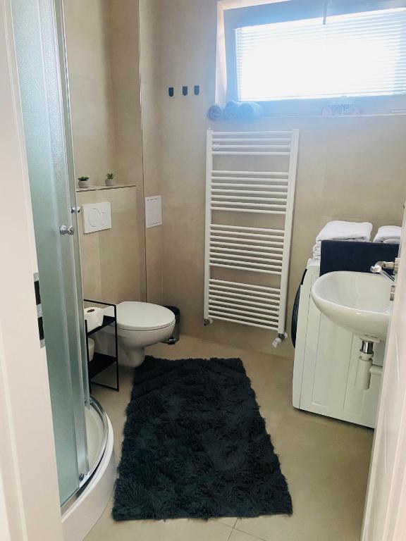 Koupelna v ubytování Maja apartman