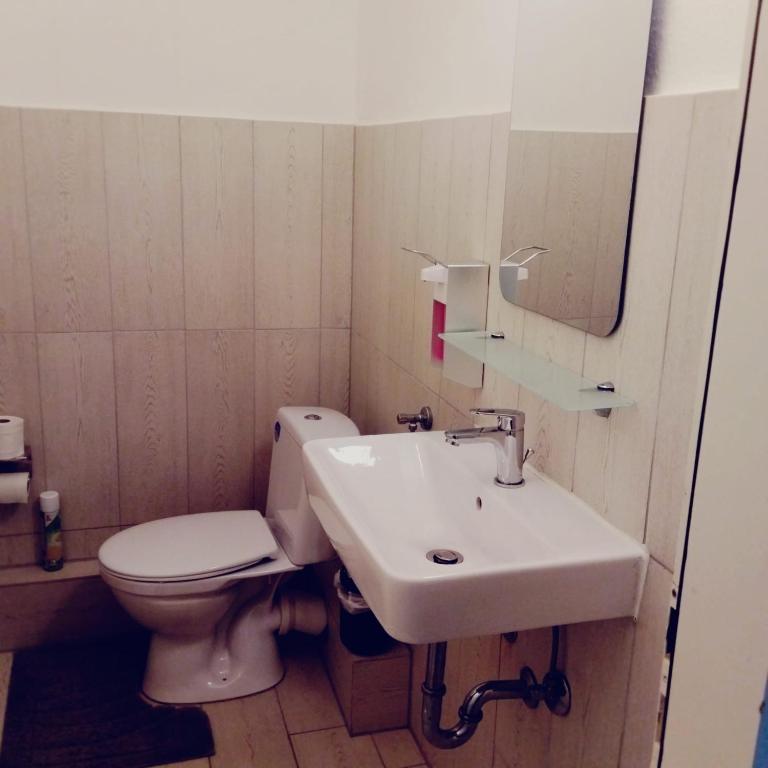 Koupelna v ubytování Monteurzimmer in Hamburg West bei Hansezimmer