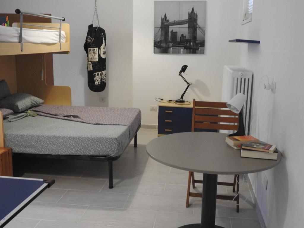 A bed or beds in a room at "Lake & Mountain" Summer House