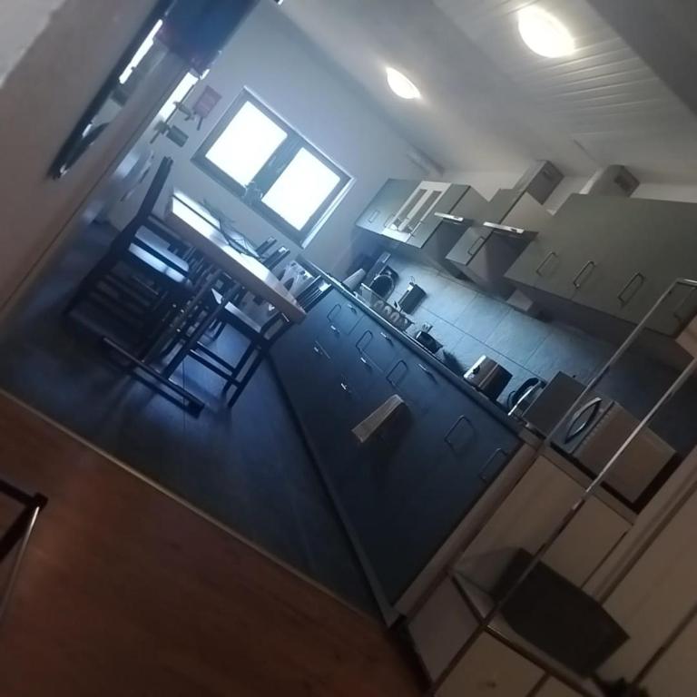 Kuchyň nebo kuchyňský kout v ubytování Monteurzimmer in Hamburg West bei Hansezimmer