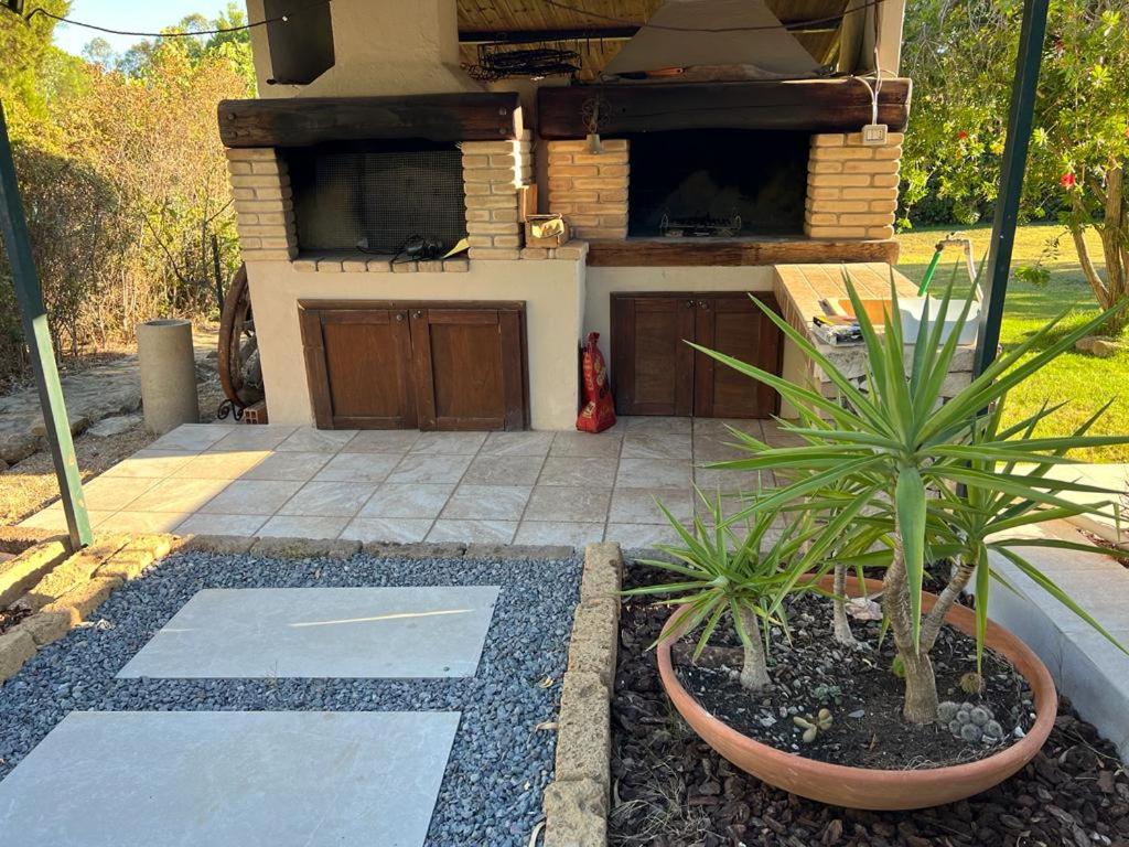 A garden outside Casa Chia a 5 minuti dal mare - Su Giudeu Tuerredda