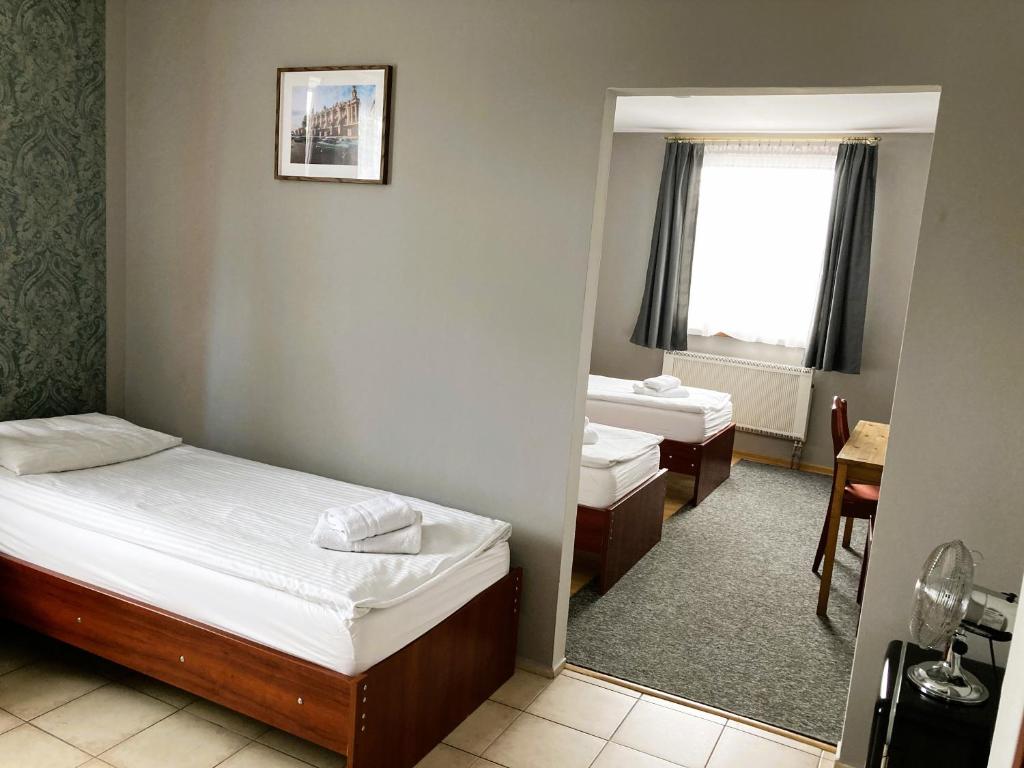 Postel nebo postele na pokoji v ubytování Hotel Ava