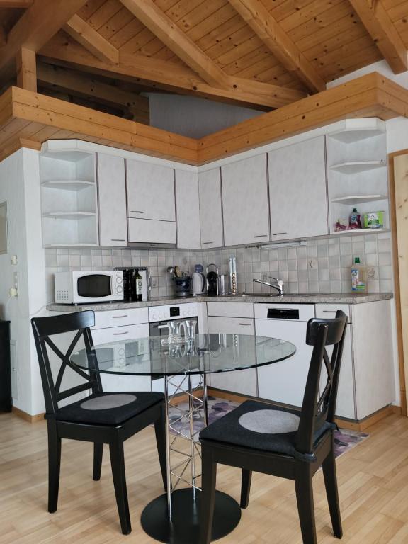 Kuhinja oz. manjša kuhinja v nastanitvi Chalet Diana Lakefront