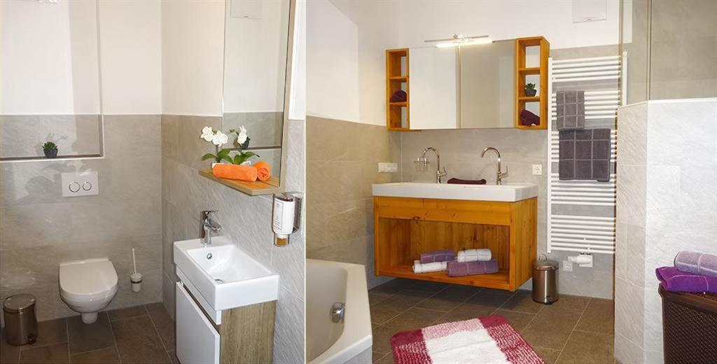 Koupelna v ubytování Ferienwohnung Natural B