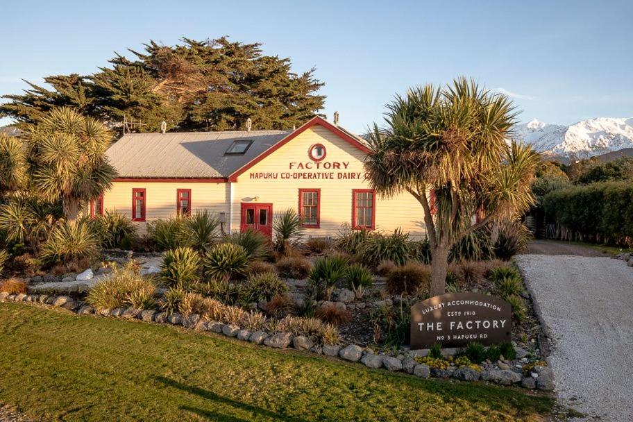 Zahrada ubytování The Full Factory Experience Kaikoura