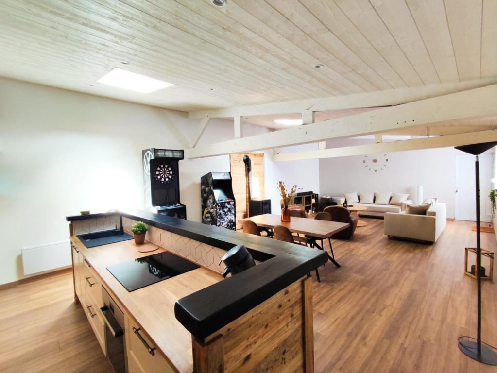 Posezení v ubytování Sublime appartement hyper centre Hirson