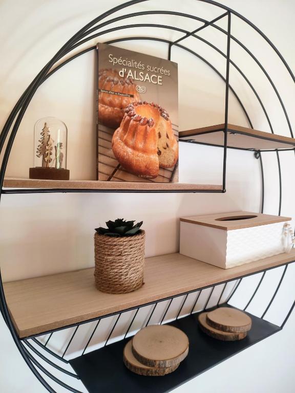 Posezení v ubytování Alsace Chalet & Spa Meyer-Krumb