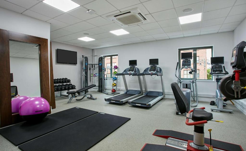 Fitness centrum a/nebo fitness zařízení v ubytování Hilton Garden Inn Dublin City Centre