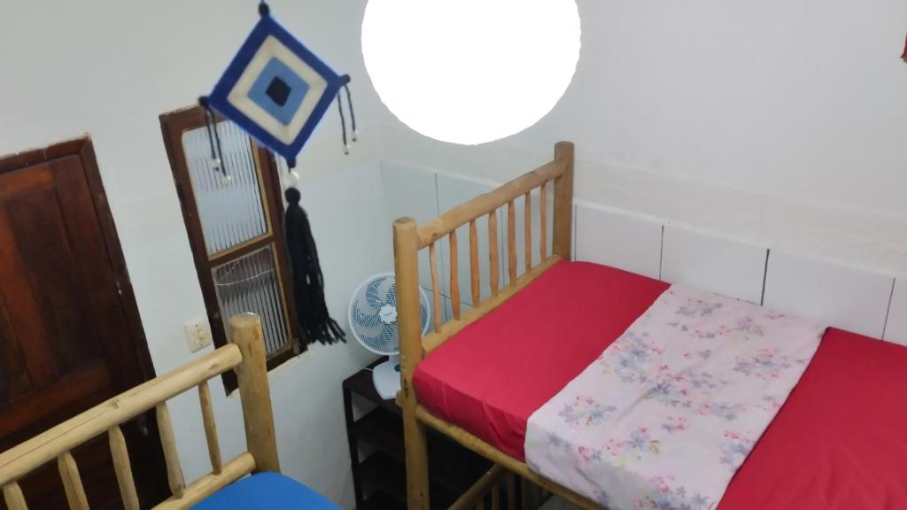 Postel nebo postele na pokoji v ubytování Jurema Hostel