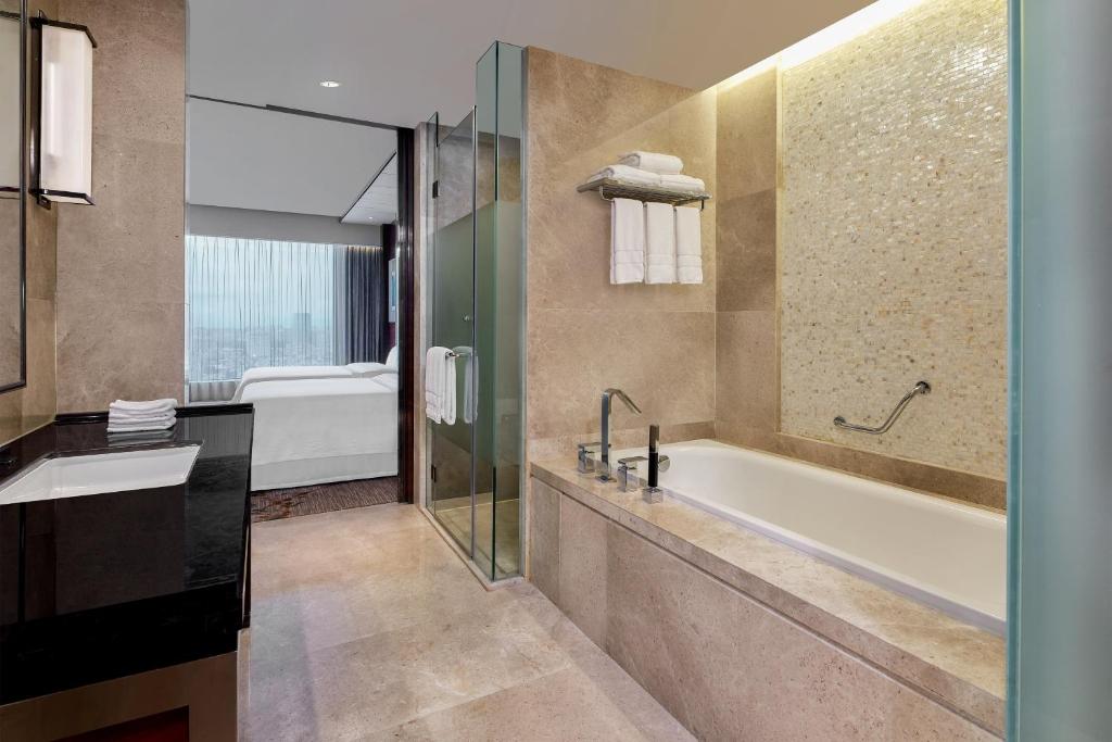Koupelna v ubytování The Westin Pazhou