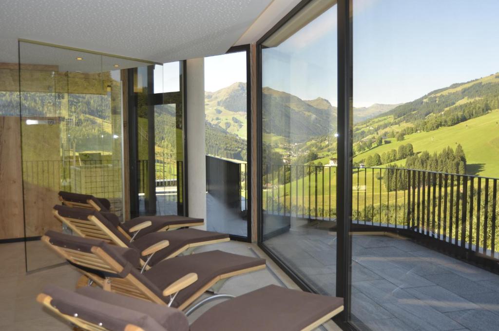 Nespecifikovaný výhled na hory nebo výhled na hory při pohledu z bed and breakfast