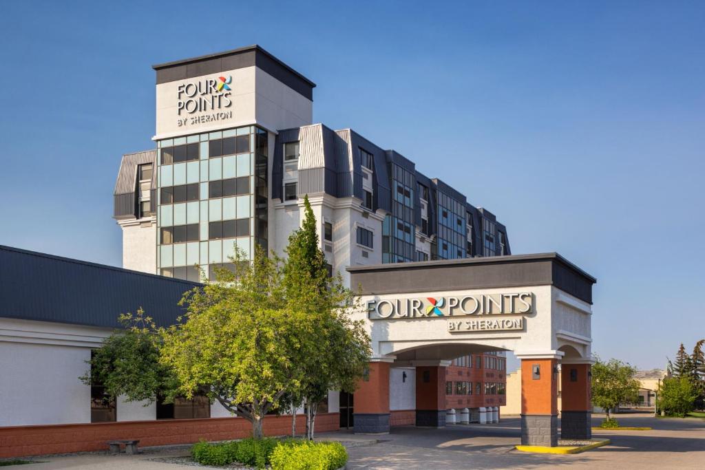 a rendering of the front of a building at Four Points by Sheraton Edmonton South in Edmonton