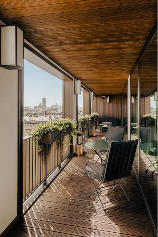 Balkón nebo terasa v ubytování Bvlgari Hotel Paris