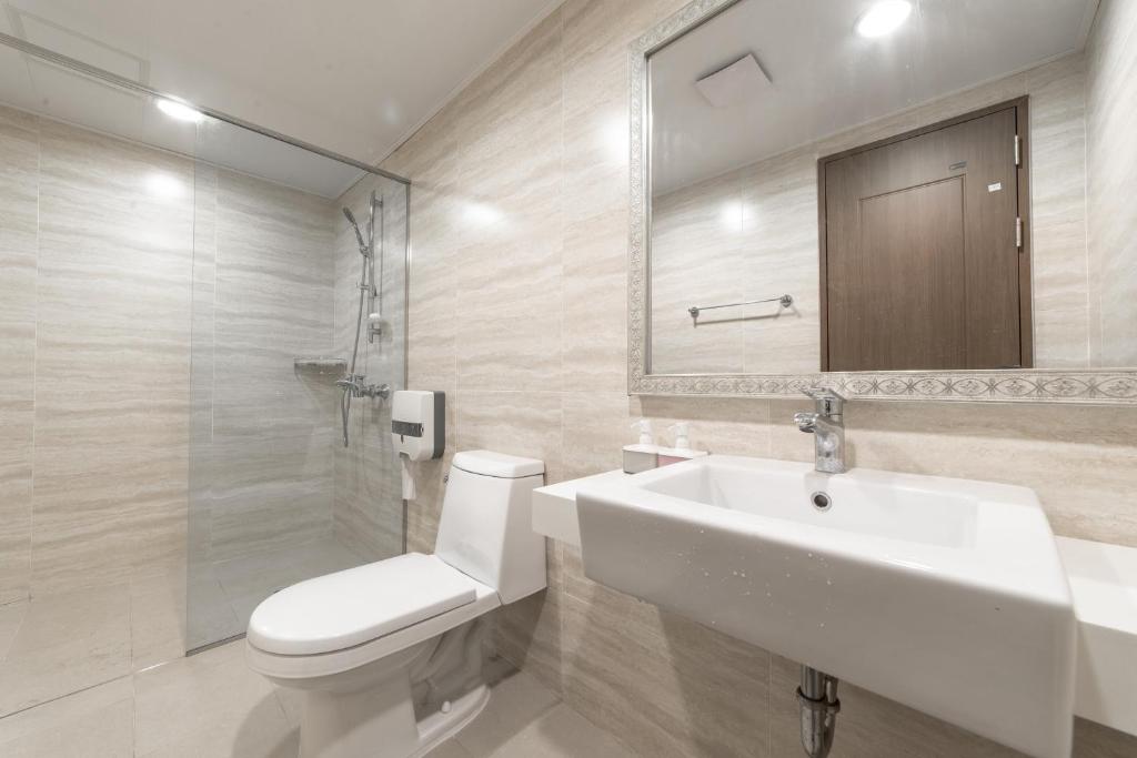 Koupelna v ubytování Soosong Guesthouse