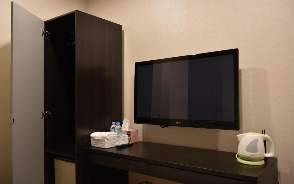 Kuchyň nebo kuchyňský kout v ubytování Soosong Guesthouse