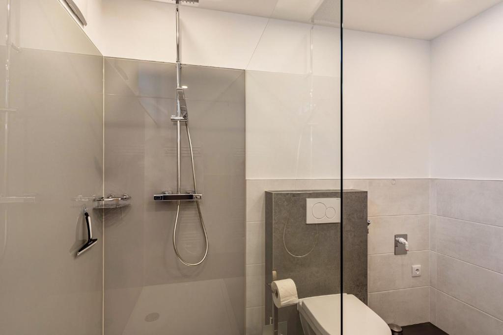 Koupelna v ubytování Ferienwohnung im Haus Stöckl
