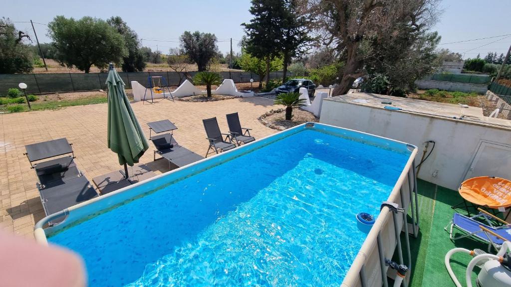 Piscine de l'établissement Villetta con piscina fuoriterra ou située à proximité