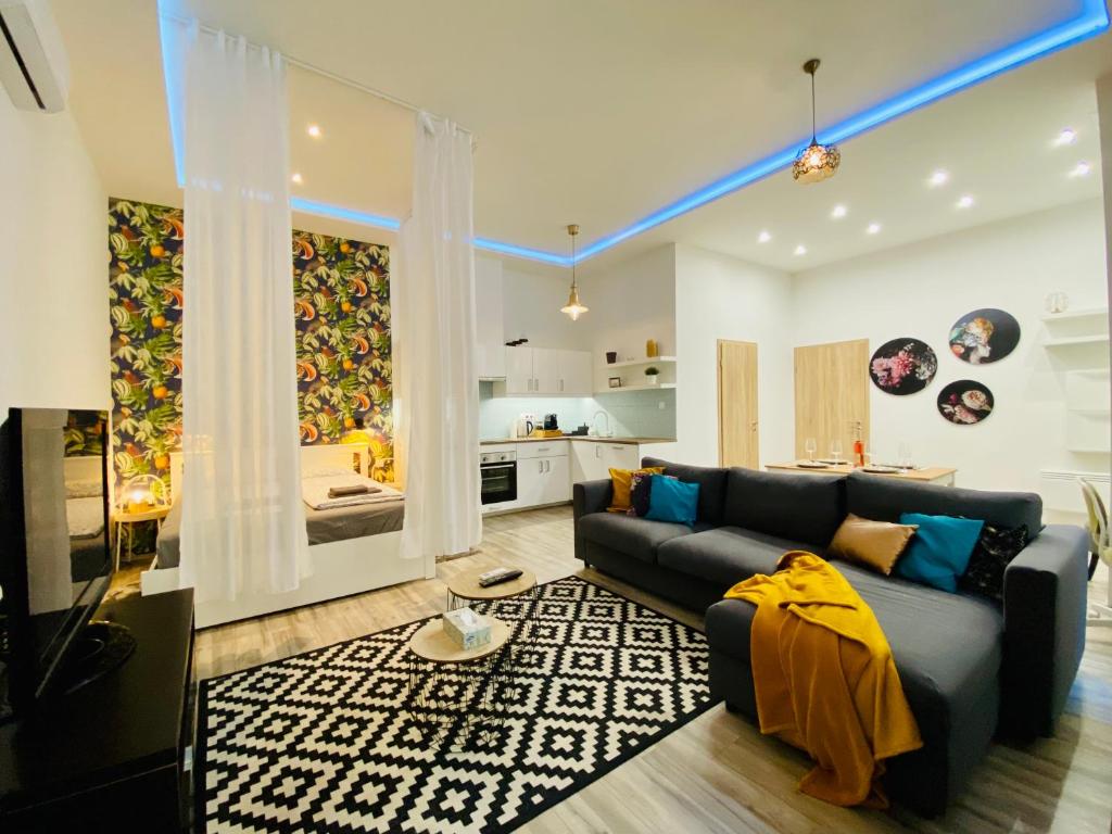 Tropical House - Chic studio in central Budapest 1061 Budapest, 34 Király utca kép - 1
