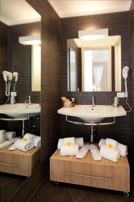 Koupelna v ubytování Palazzo Brunaccini Boutique Hotel