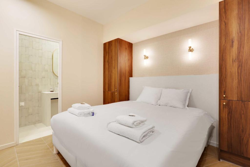 Posteľ alebo postele v izbe v ubytovaní Chic apartment - 3BR-8P - Le Marais