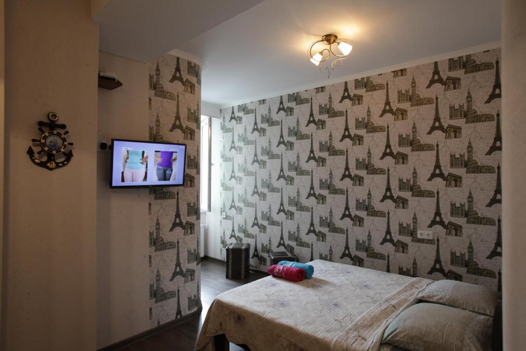 Postel nebo postele na pokoji v ubytování Mia B&B Tbilisi