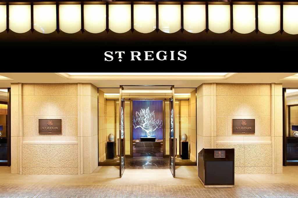 a store front with the entrance to st regis at St. Regis Osaka in Osaka