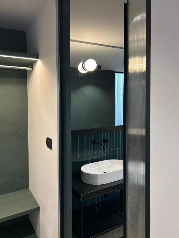 Vannituba majutusasutuses Roiss Haus Suites