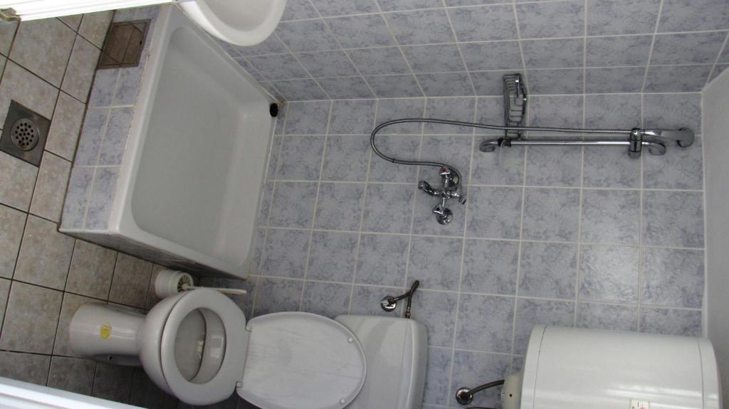 Koupelna v ubytování Apartments Primorac Podaca