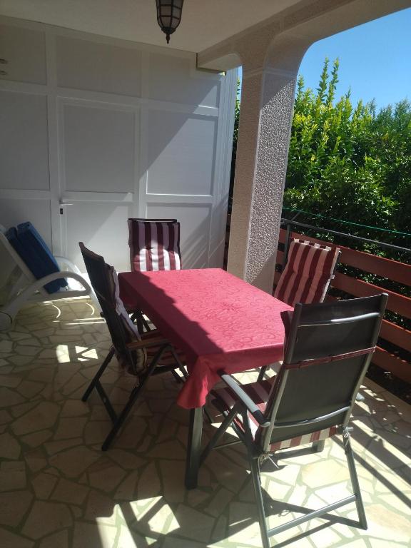 Balkón nebo terasa v ubytování Zelena oaza Apartment