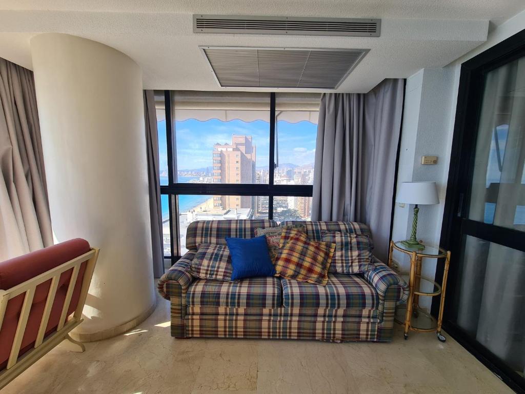 Postel nebo postele na pokoji v ubytování Apartamento Santa Margarita IF Benidorm