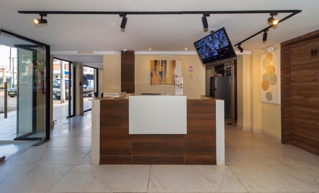 TV a/nebo společenská místnost v ubytování Hotel Sada