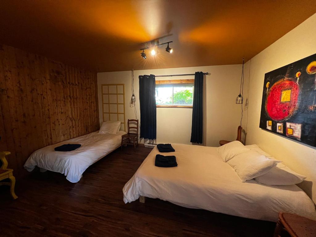 Postel nebo postele na pokoji v ubytování Chalet Epicea