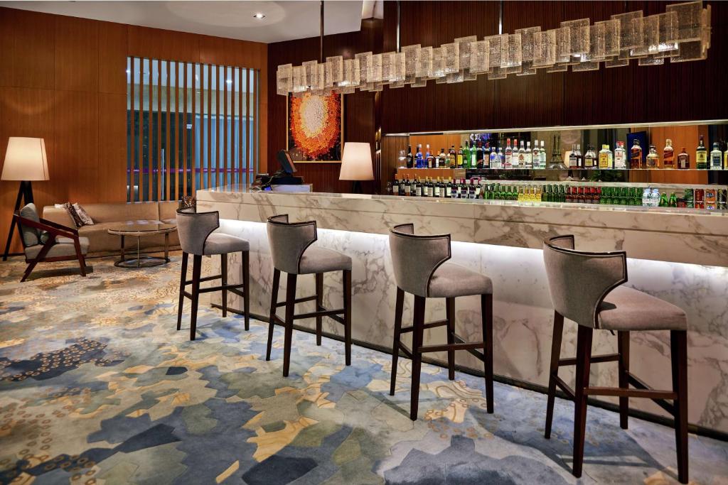 Posezení v ubytování Hilton Garden Inn Shenzhen Bao'an